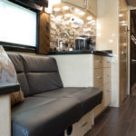 Entertainer Coach Bus Interior Front Lounge Sofa