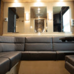 Entertainer Coach Bus Rear Lounge Closets