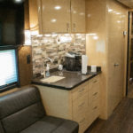 Entertainer Coach Bus Interior Kitchen