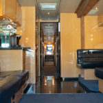 Entertainer Coach Interior Front Lounge and Kitchen