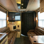 Entertainer Coach Bus Interior Front Lounge Curtain