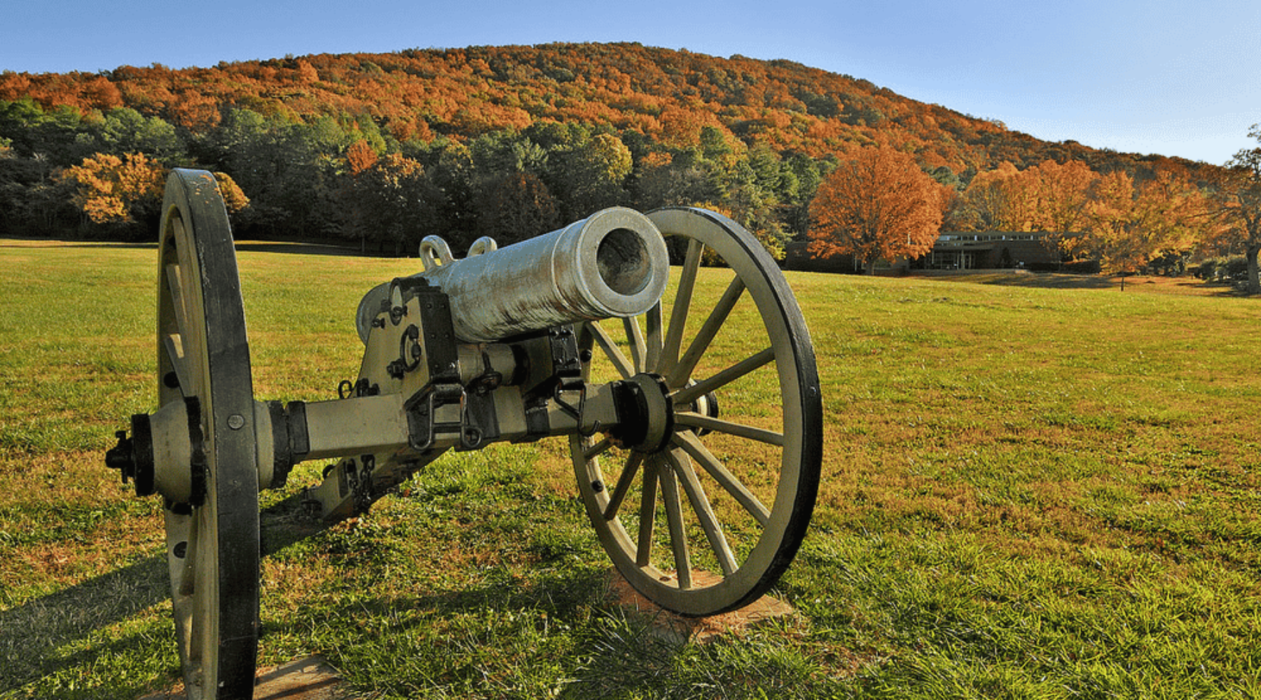 Canon at Chickamauga Battlefield in Georgia